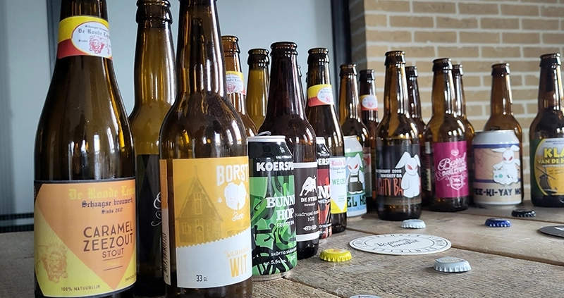 Een prachtig stel West-Friese bieren voor een 100% West-Friese bierproeverij