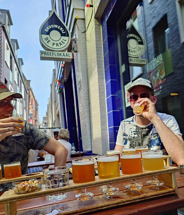 Bierproeven bij Brouwerij De Prael in Amsterdam