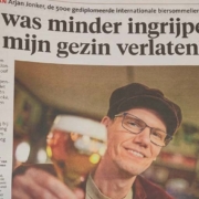 Artikel in het Noordhollands Dagblad, omdat ik 500e biersommelier werd