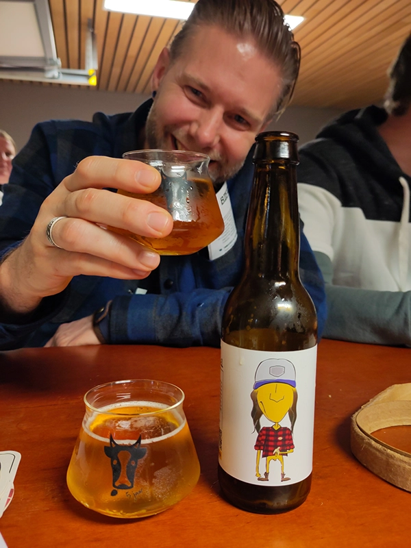 Een van de lekkerste van het Westfries Bierfestival 2025: de Malle Bikkel van Rotjoch!