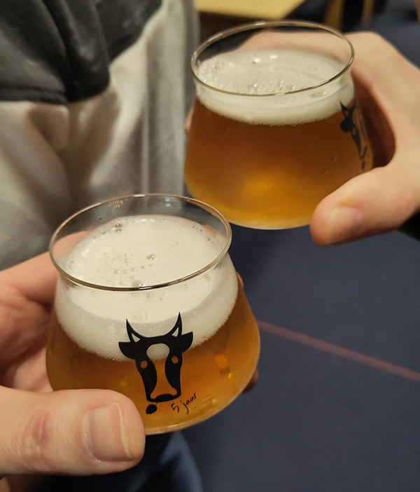 Proefglazen van het Westfries Bierfestival 2025