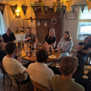 Bierproeverij thuis, voor een verjaardag