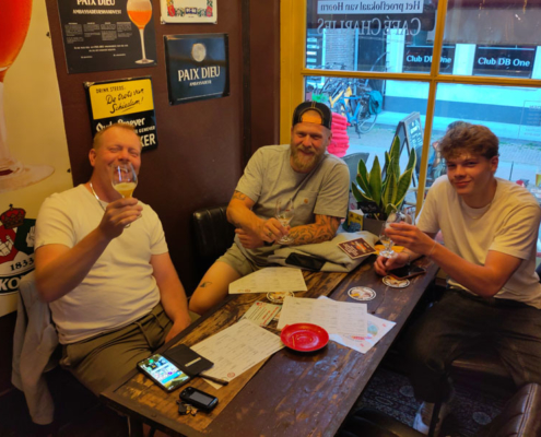 Bierproeverij van het Biergilde Hoorn, in Proeflokaal Charlies