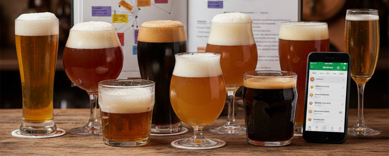 Er zijn minstens 70 tot 100 soorten bier, en misschien wel veel meer...