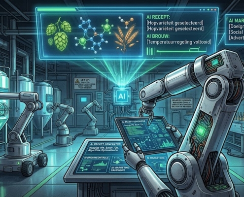 Bier & AI: hoever laten we het komen? Totdat robots de brouwerij bestieren?