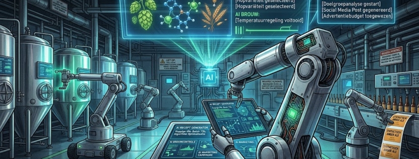 Bier & AI: hoever laten we het komen? Totdat robots de brouwerij bestieren?