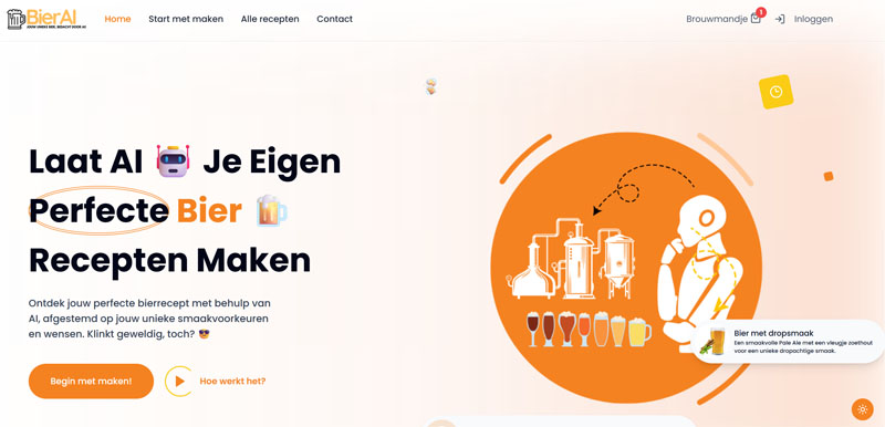 BierAI.nl: genereer je kant-en-klare bierrecepten. Hoewel, kant-en-klaar...?