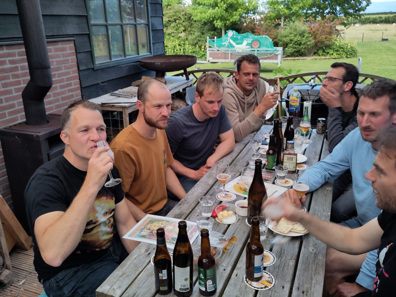 Historische bierproeverij in Wijdenes