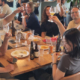 A beer tasting in Amsterdam, in-company