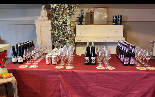 Alle bieren van deze bierproeverij in Middenbeemster op een rij